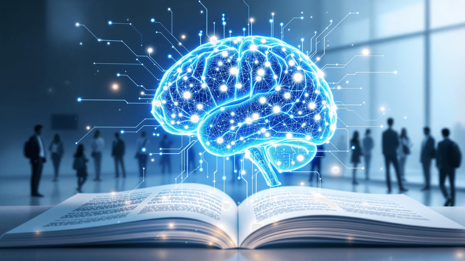 Illustration of AI supporting business decision intelligence